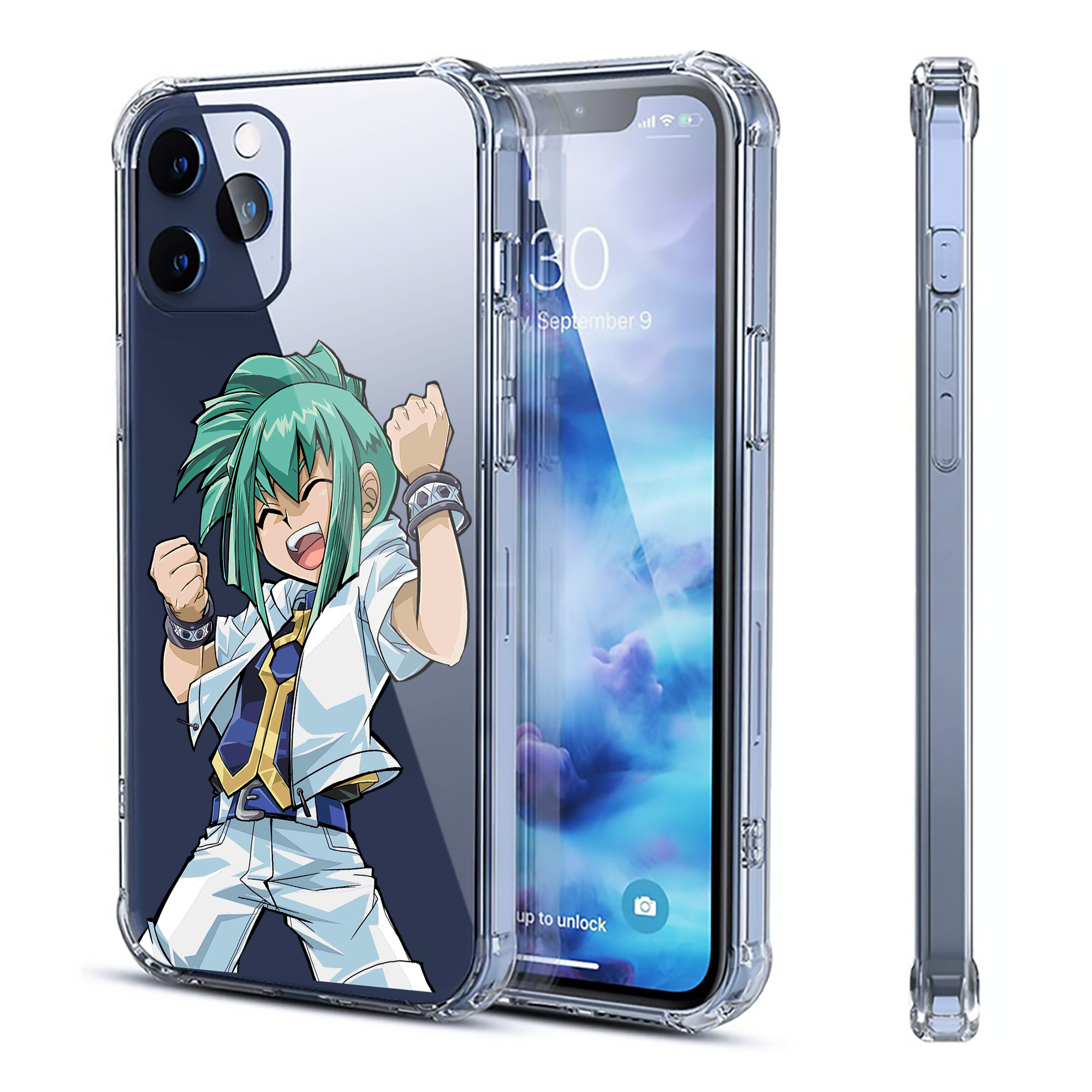 （画像用） 遊☆戯☆王 Yu-Gi-Oh! 【iPhone 12シリーズ対応】透明スマホケース（クリアソフトケース）